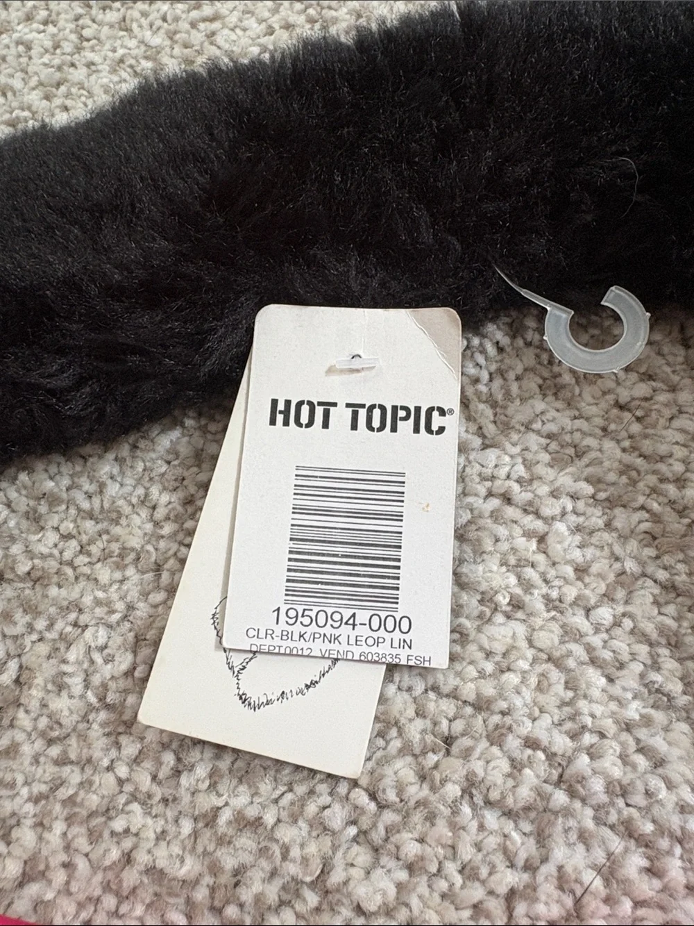 Hot Topic plush faux